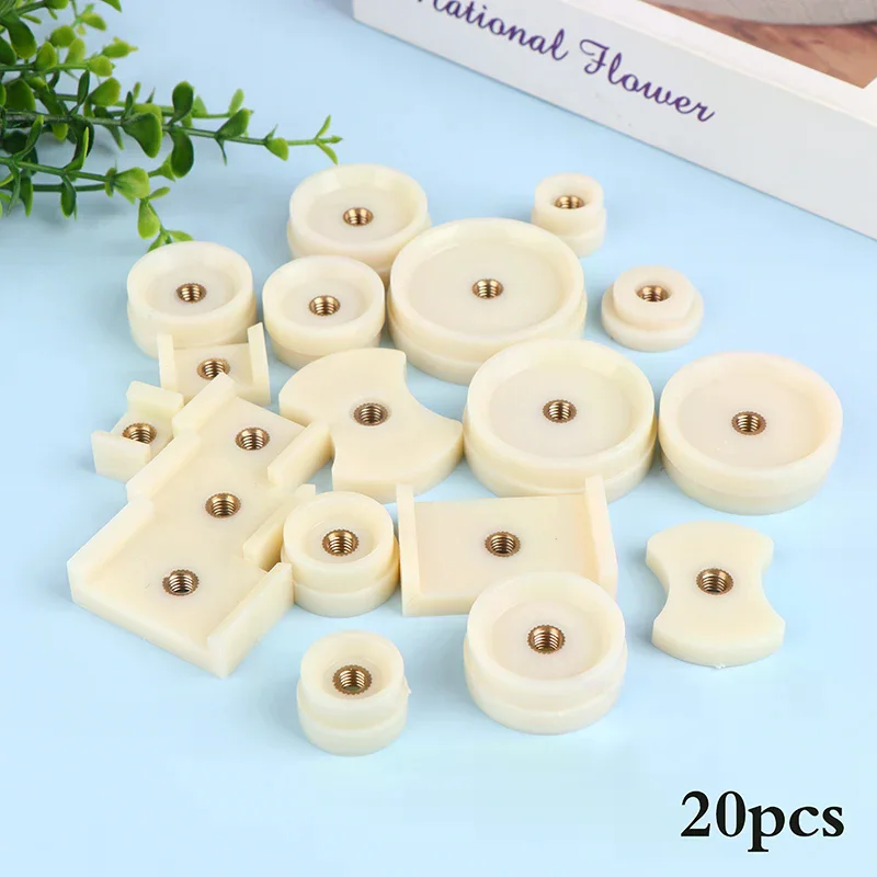 20Pcs/Set Watch Repair Tool Watch Crystal Front Back Case Cover Screw Press Presser Close Dies Accessories Watch Repair Kit