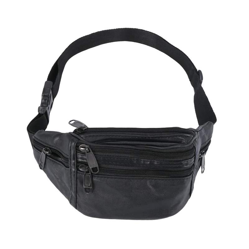 Sac banane en cuir multifonction pour hommes, sacs pour téléphone, petit sac ceinture, sacs banane cool, mode, nouveau