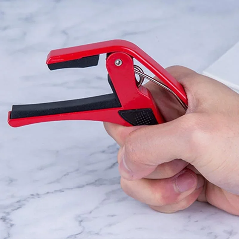 Nuovo capotasto per chitarra in lega di alluminio Morsetto a cambio rapido per la regolazione del tono della chitarra classica acustica 1PC