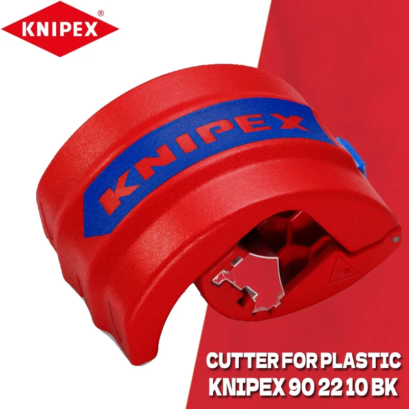 KNIPEX 90 22 10 BK BiX Cutter for Plastic Pipes and Sealing Sleeves Knipex Hand Tools 90 22 10 E01 for 902210BK