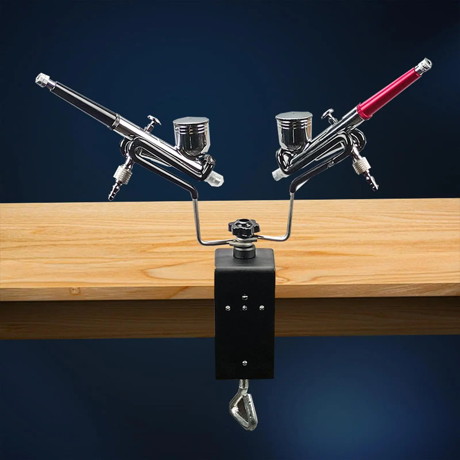 

Airbrush Stand for Desktop Use with Pen Holder and Storage Organizer