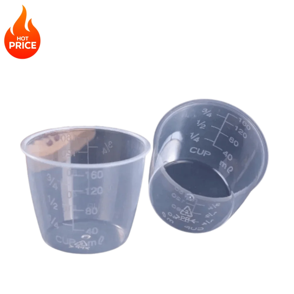 

Mini 100/160ml Rice Measuring Cup Plastic with Scale Measuring Jugs Clear Digital Kitchen Scale For Electric Cooker