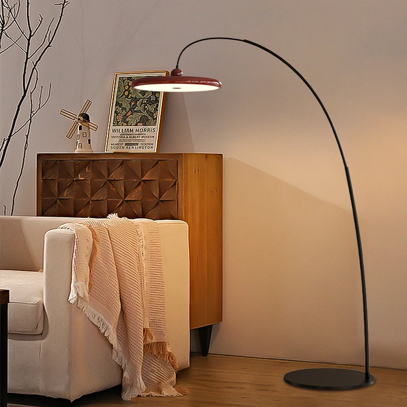 Medieval style minimalist floor lamp, living room sofa side decorative lamp, Nordic bedroom atmosphere lighting fixture