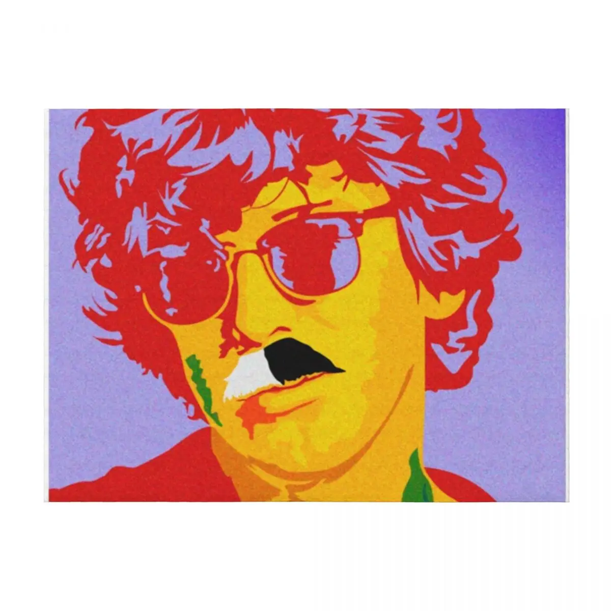 

Charly garcia art Throw Blanket Luxury Throw Decoratives Flannel Fabric Furry Blankets