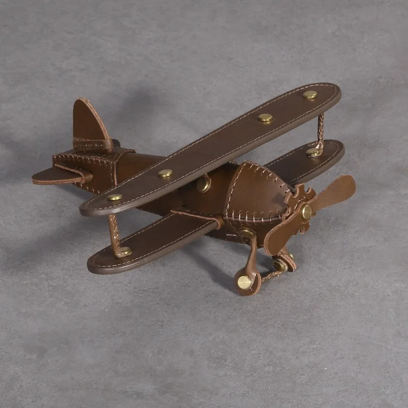 M3-288Modern Aircraft Model Simulation Is Suitable for Toys Children's Small Cow Leather Ornaments Military Model Craft