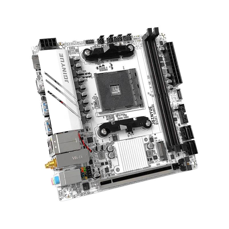 JGINYUE B550i GAMING Mini ITX Motherboard DDR4 Memory Support AM4 Ryzen 5 Series PCIe 4.0 Dual M.2 WiFi 6 Gaming PC - view 6