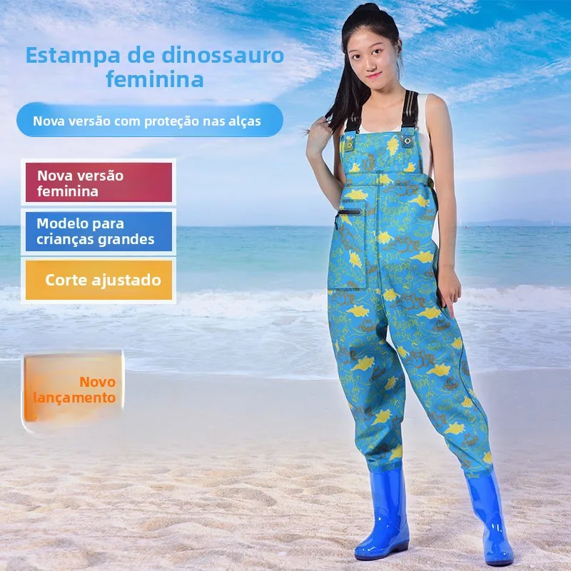adult-waterproof-overalls-seafood-gathering-beach-rain-boots-unisex-fishing-pants-four-seasons-universal-pvc-material