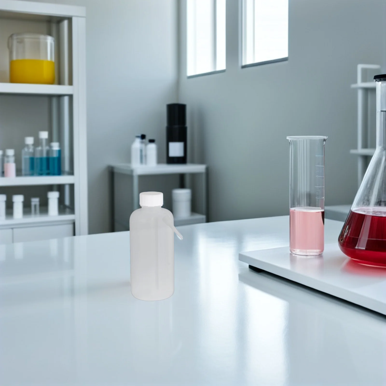 

2pcs Plastic Wash 500Ml Portable Wide Mouth Squeeze For Laboratory Reusable Cleansing Bottle Lightweight Easy Carry