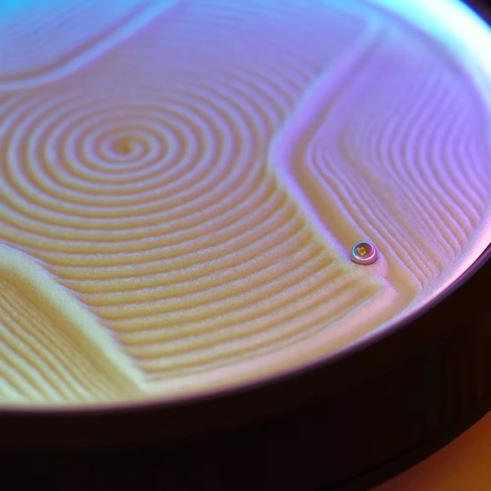 Mini Zandschilderij Robot Automatische Zandschilderij Robot Decompressie Desktop Ornamenten Speelgoed Collectible Gift