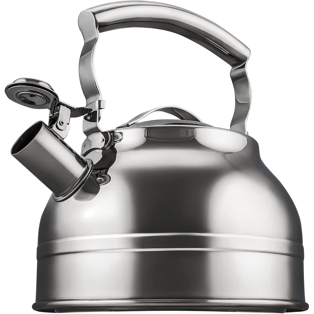 Whistling Tea Kettle Stovetop Stainless Steel Teapot for Stove Top with Ergonomic Handle for    Induction    Stovetops