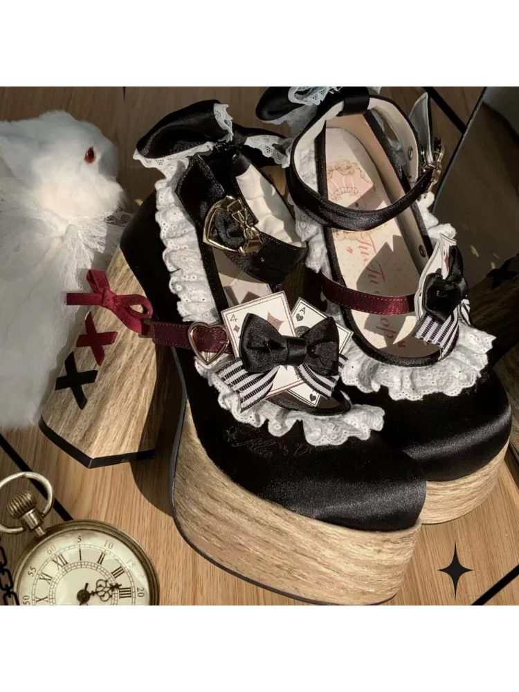 

Sweet Lolita Shoes Fairy Lolita Girls And Girls Sweet And Elegant Waterproof Platform Cute High Heels