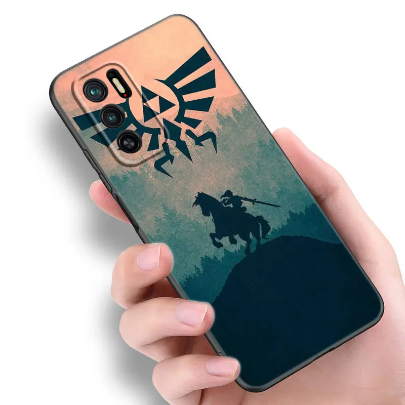 Z-Zeldas Game Black Silicone Phone Case For Xiaomi Redmi Note 9 10 11 11S 11T 12 13 Pro 5G Plus 9S 10S 12S