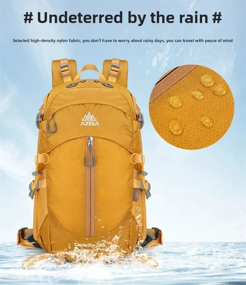 Azeira Backpack, Mountaineering Outdoor Sports Backpack, Water-Repellent 30L, Lightweight Large-Capacity Backpack, Cross-Border