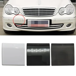 For Mercedes W203 Car Front Bumper Tow Hook Cover Cap Black For Benz C Class C180 C200 C230 C250 C300 2038850026