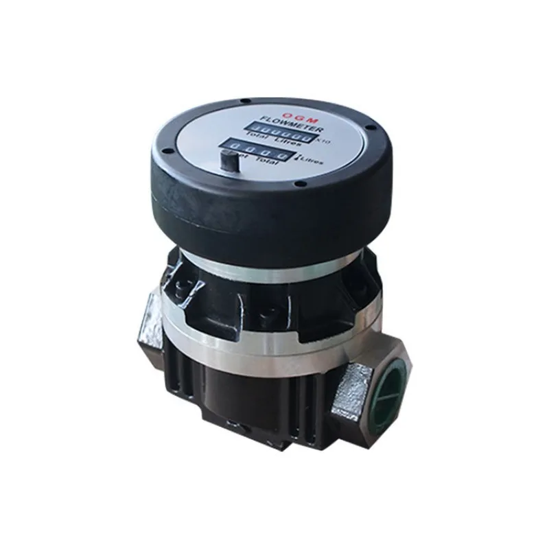 High precision OGM elliptical gear flowmeter mechanical integral 1/1.5 inch 2-inch high flow diesel flowmeter