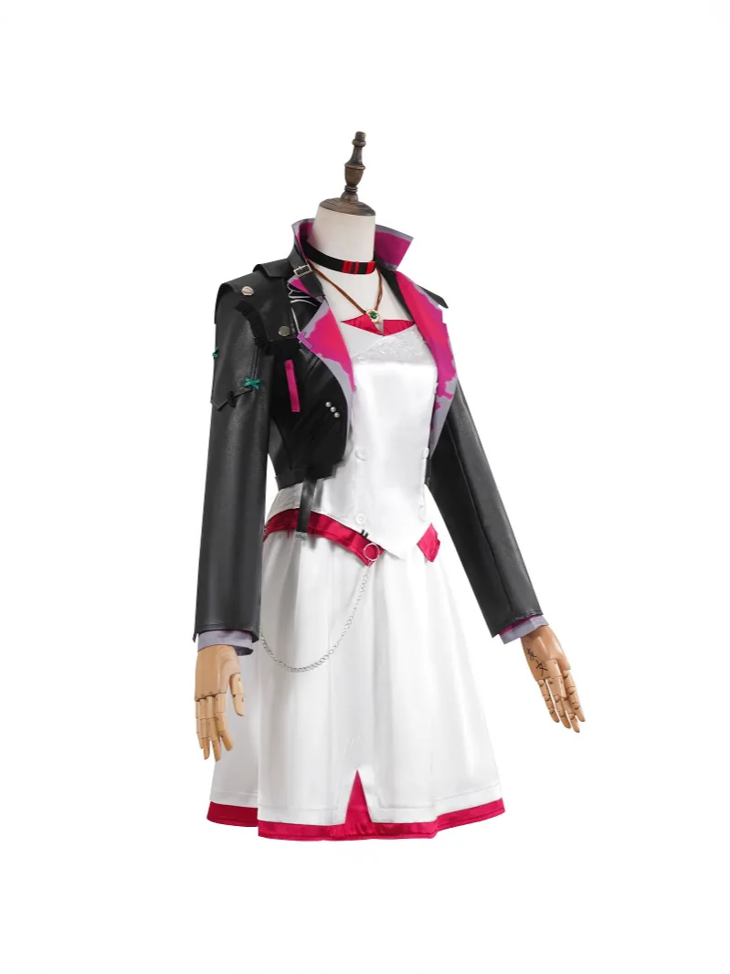 متوفر سلسلة Collab التأثيرية: لعبة LOL Arcane S2 مسحوق Jinx أزياء تنكرية لحفلات الاتحاد الأفريقي فستان رقص زي الهالوين