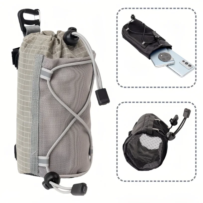 Camping Backpack Arm Bag Climbing Bag Wallet Pouch Purse Phone for Water Bottle Storage Bag Hiking Mountaineering Organizador