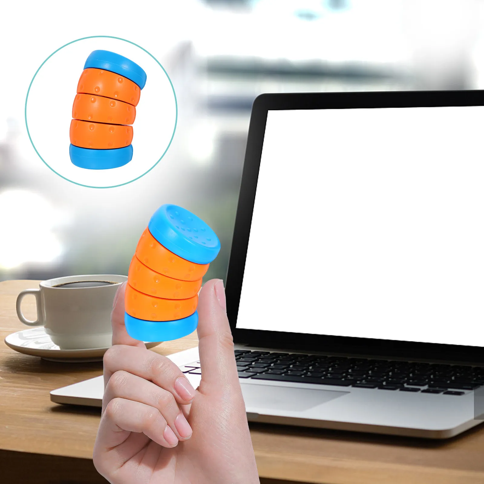 Cubo Antistress Girevole, Giocattolo per Alleviare lo Stress, Dispositivo Portatile per Ufficio e Intrattenimento, Fidget Toy per Adulti