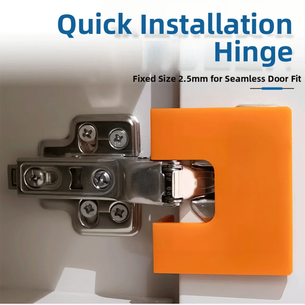 Magnetic Hinge Mounting Clips For Fast Cabinet Door Setup For Hinges With Accurate Wardrobe Panel Alignment AntiSlip Limit Plate