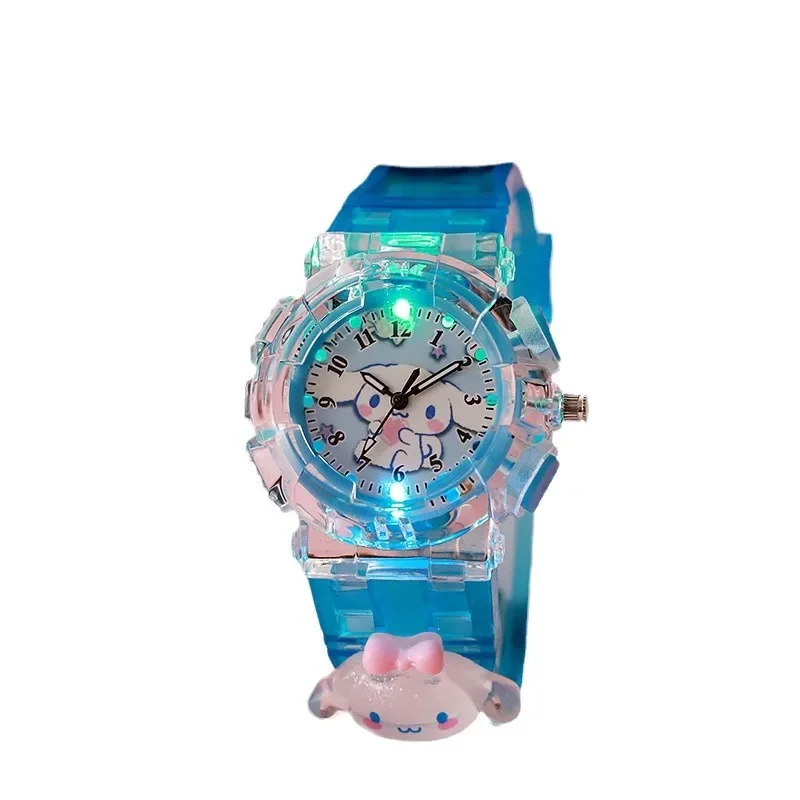 Children's Watch Cartoon Kuromis Luminous Electronic Watch Female Student Digital Pointer Quartz Watchs Kid's Birthday Gifts