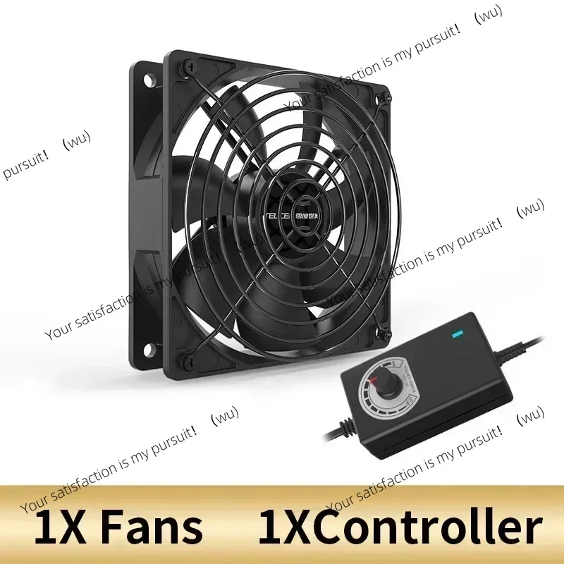12cm High Speed Large Air Volume 3000 RPM Btc Mining Machine Workstation Cabinet 12v Fan Server Case Cooling System Fan Kit