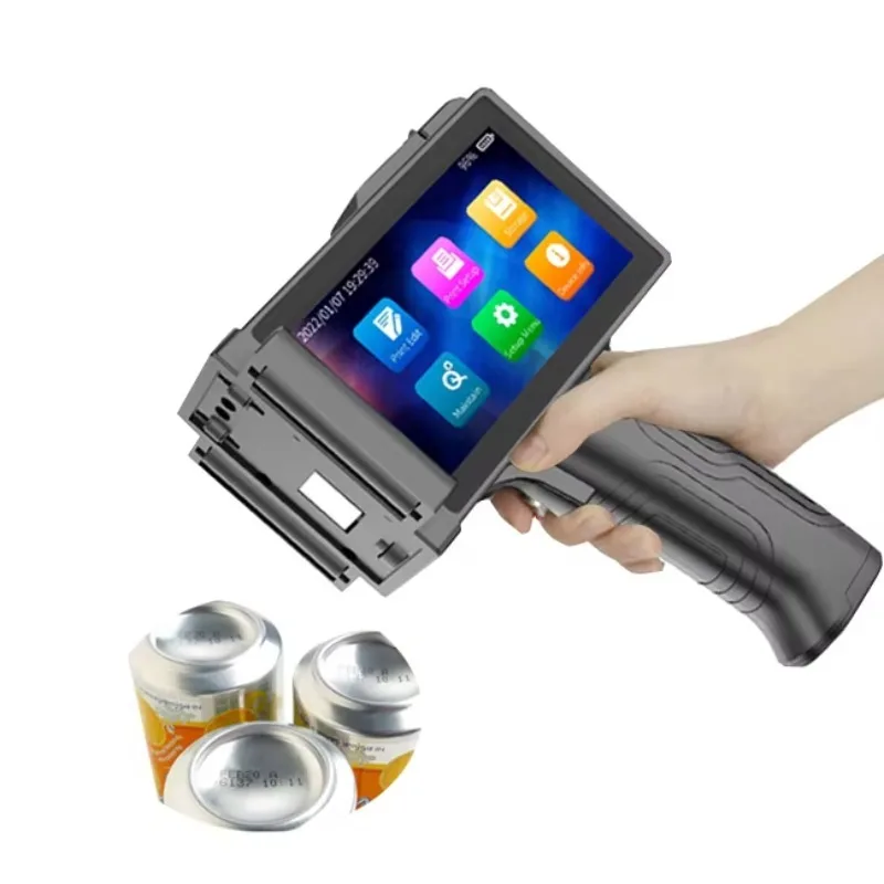 WECARE H91 600DPI Automatic Handheld Inkjet Printer Gun, Smart Batch Label Machine for Expiry, Logo & Number Printing