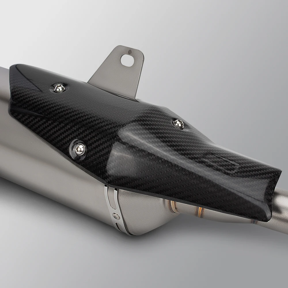كاتم صوت عادم الدراجة النارية سهل الارتداء على الخط Akra Carbon Escape مع DB قاتل DB لـ Forza750 Nss750 ADV750 2017-2024