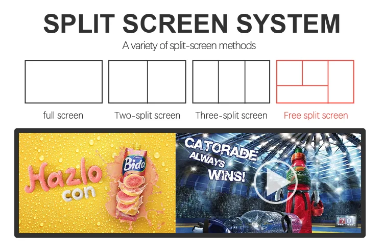 LCD Display Panel Player Advertising Shelf LED Display Showroom Display Racks Android Shelf Edge ultra Wide Stretch bar Lcd