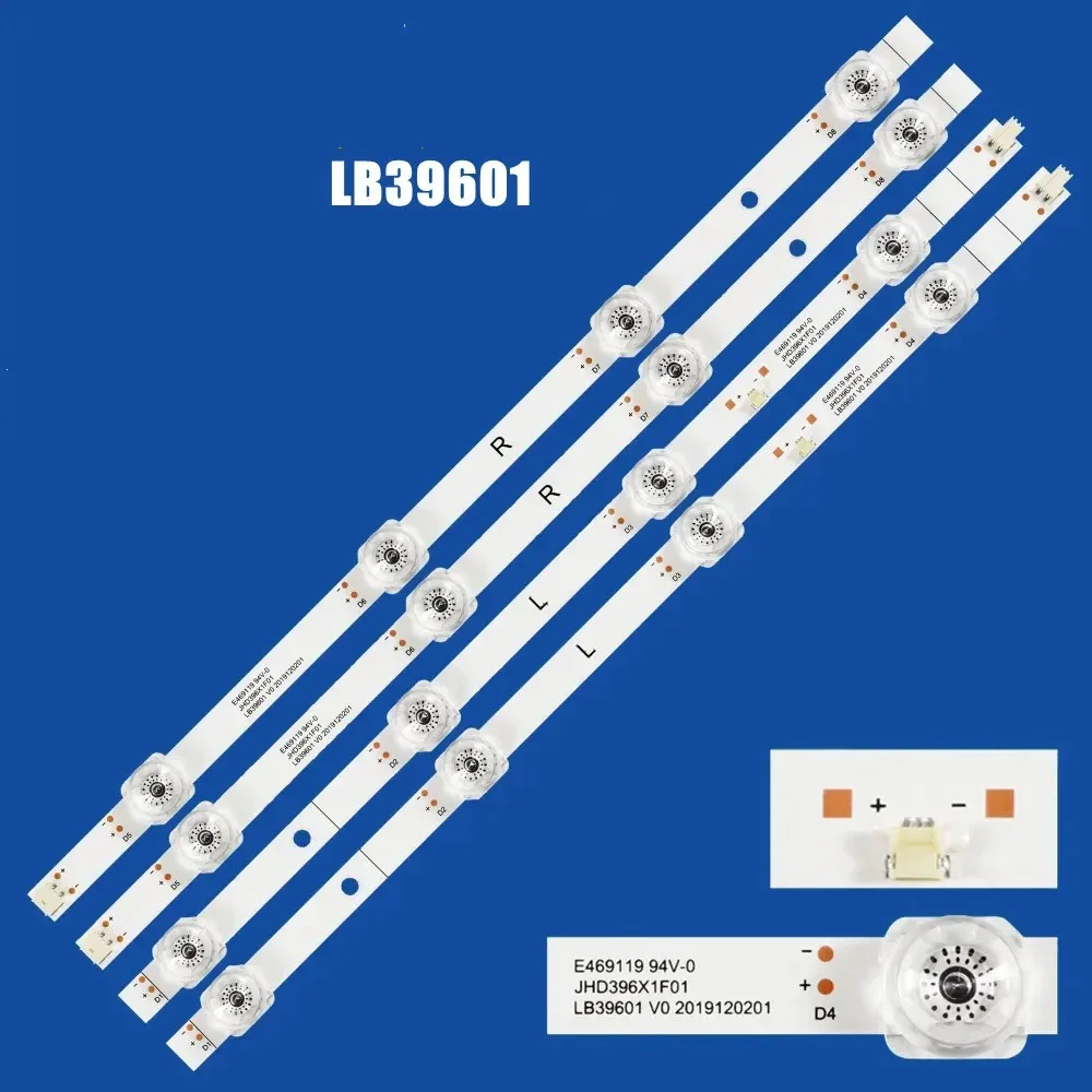 1/5/10 kit tira retroiluminação LED para 40A4HV 40H5500G 40H5G 40AE5000F 40A5600FTUK LB39601 V0 JHD396X1F01-TXL1