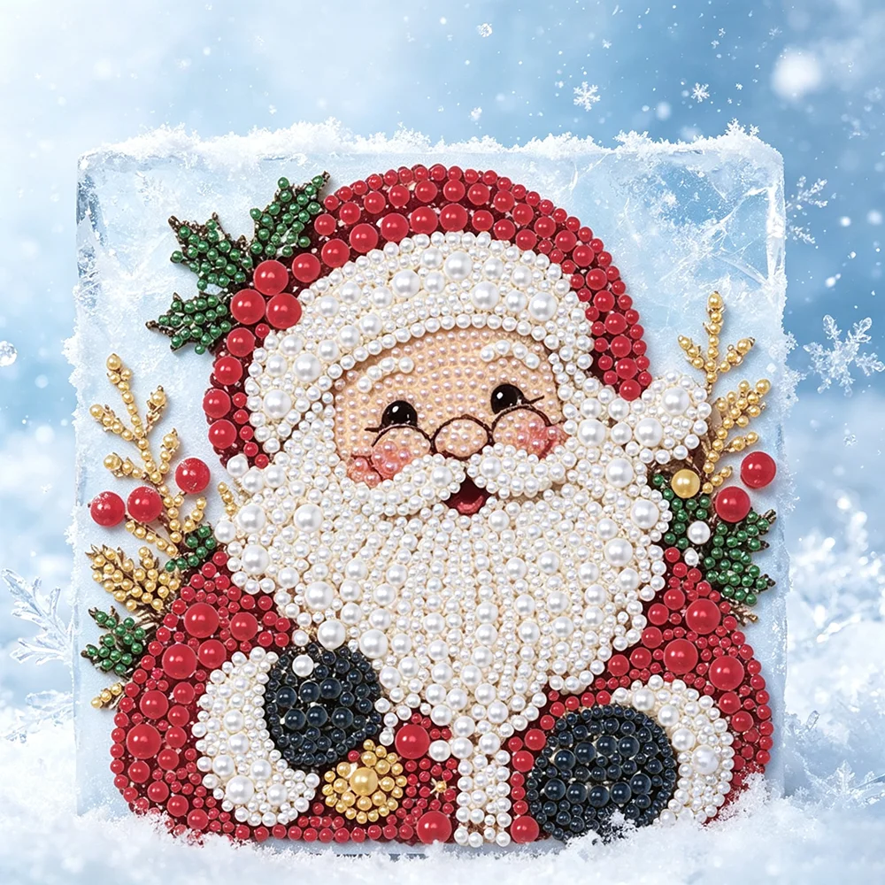 Santa Claus-themed Diamond Pai - Embroidery Painting 评论和价格