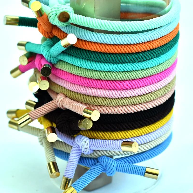 Bandes artificiel astiques en Caoutchouc pour Cheveux pour Femme, 20 Pièces, Bracelet en Nylon Tissé, pour Bricolage, Accessoires