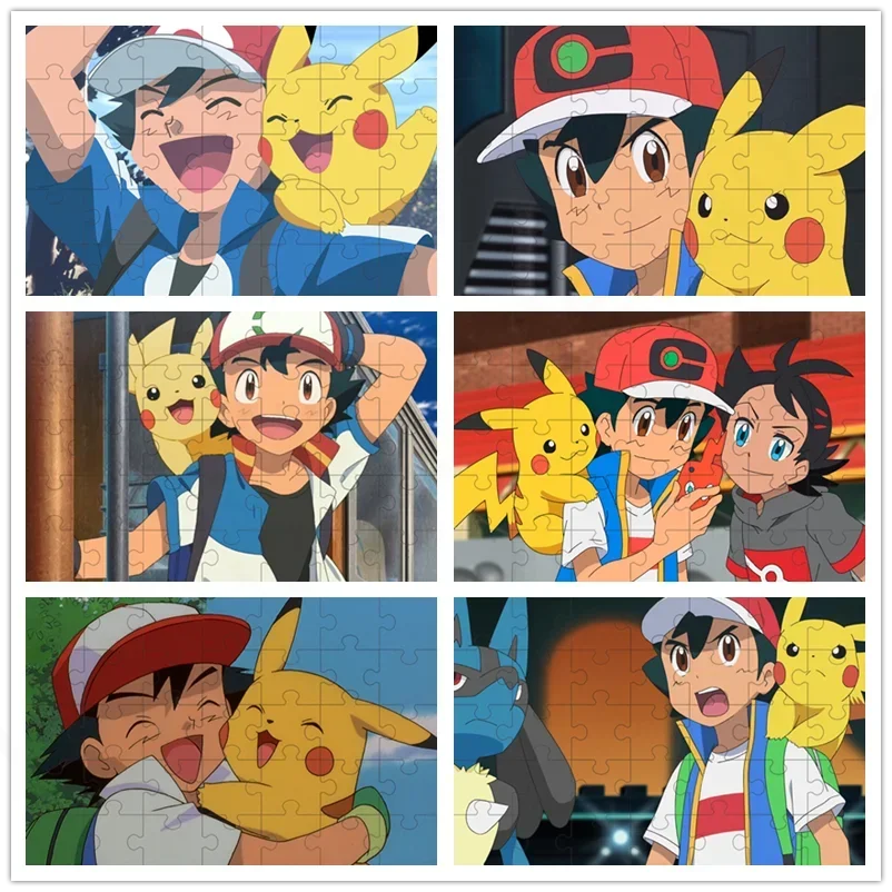 

Pikachu Jigsaw Puzzle Diy Mini Wooden Puzzle Assembled Jigsaw Puzzle 108/300/500/1000 Pcs Diy Puzzle for Kids Birthday Gifts