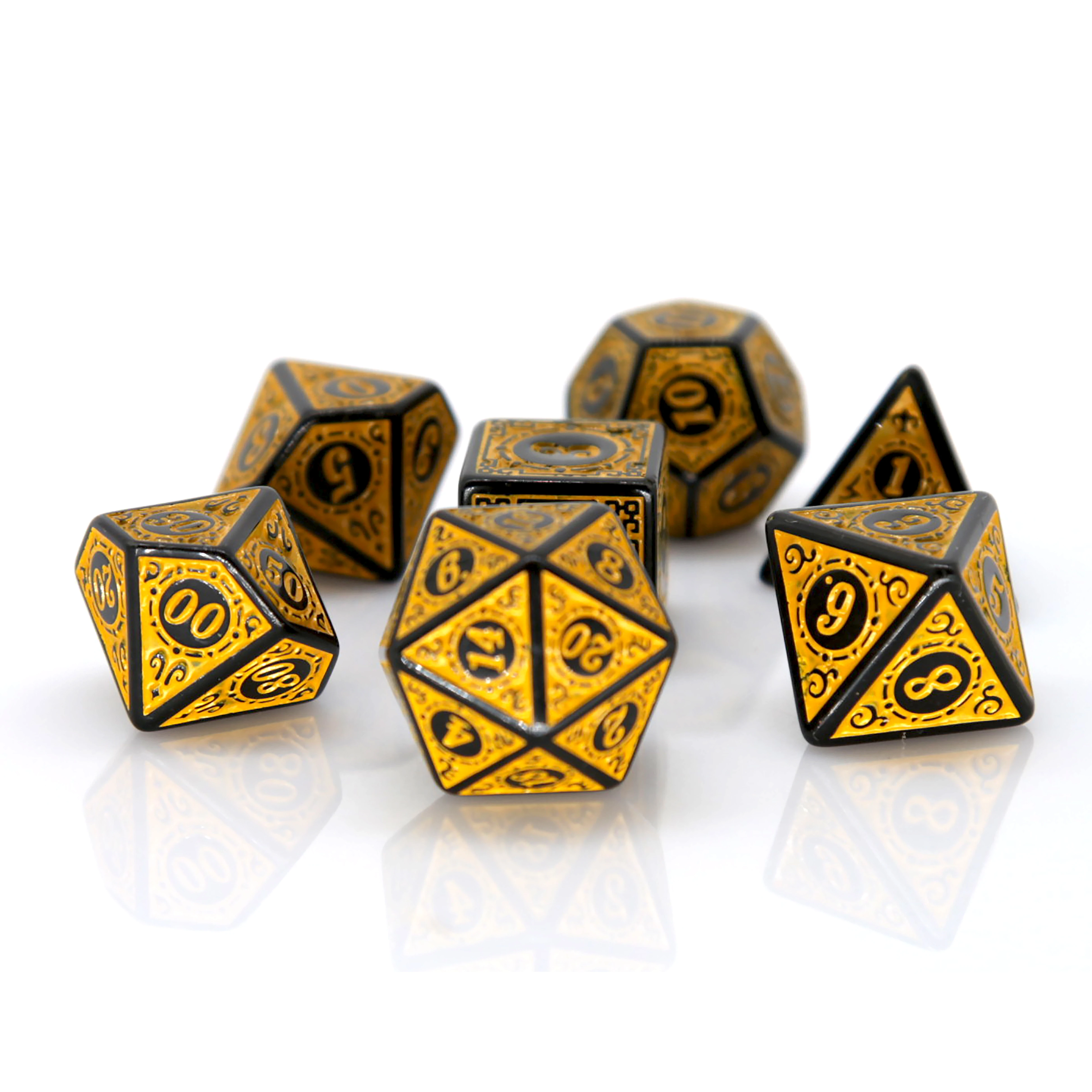 7Pcs/set Multi-color Window Dice Set DnD RPG Games for Dungeons and Dragons Games Entertainment Kids Toys Home Games Accessory view 5
