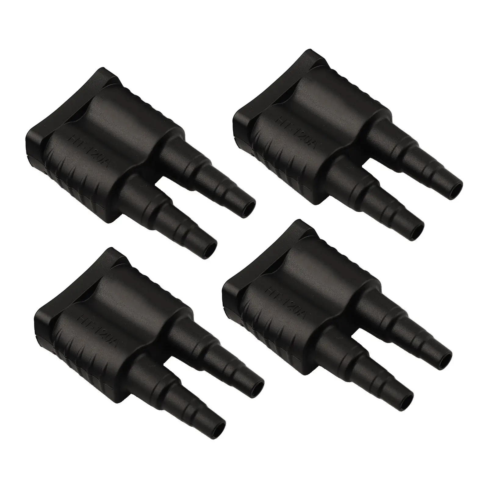 2/4 Pcs Generation Sheath Waterproof 120A 600V For Connector Dustproof Cable Jacket Black Cable Connectors 2/4