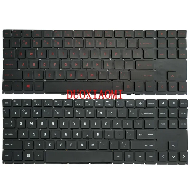 Laptop US keyboard new for HP Omen 16-k 16-k0013dx 16-k0023dx TPN-Q208 backlit