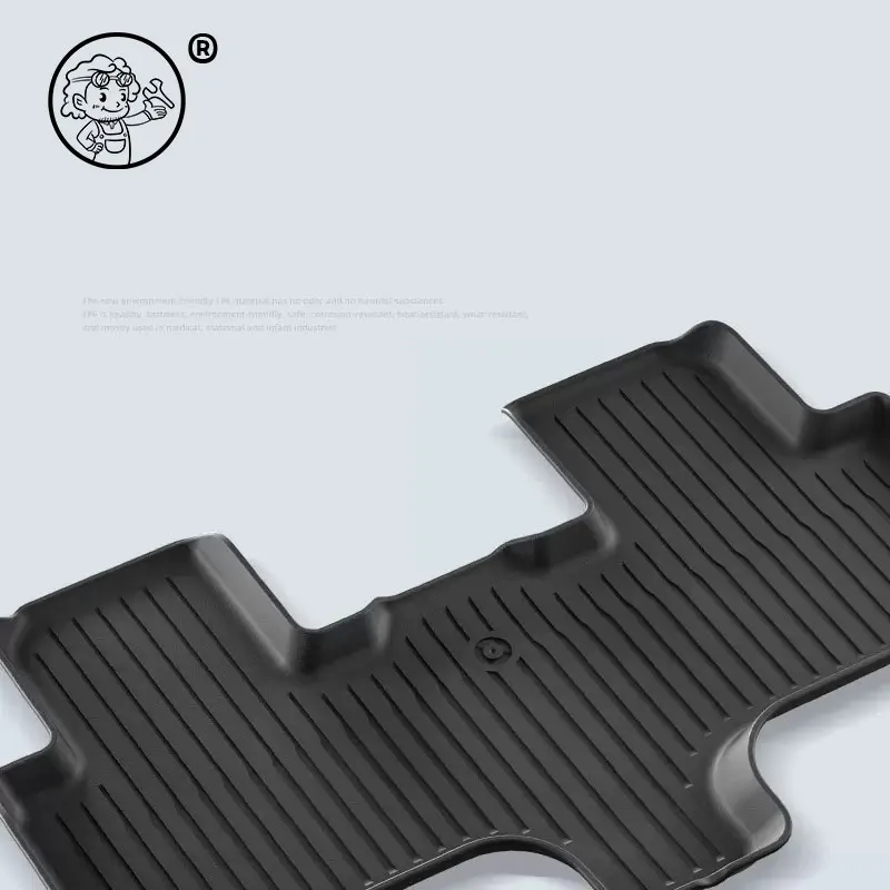 Floor Mats for Tesla Model YL  2026 2027 All Weather Front Rear Cargo Liner Second Row Seat Back Pad Trunk Mat Accessories