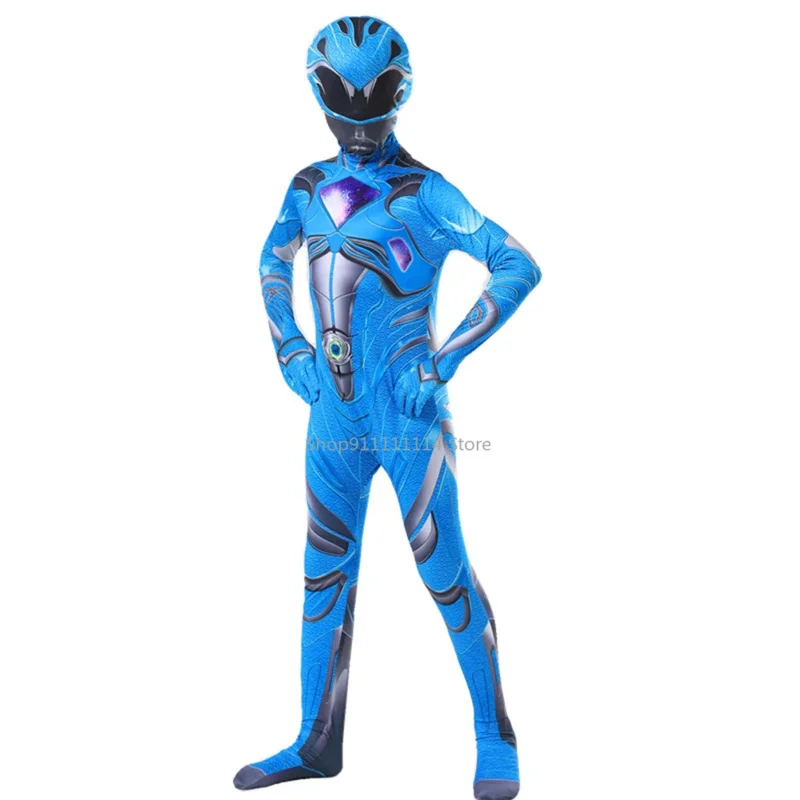 Costume Red Rfinds pour enfants, Power Boy, Smile Hero, Mecha Five Beast, Combinaisons pour enfants, Masque pour enfants, ixde carnaval, Combinaisons d'Halloween, UY