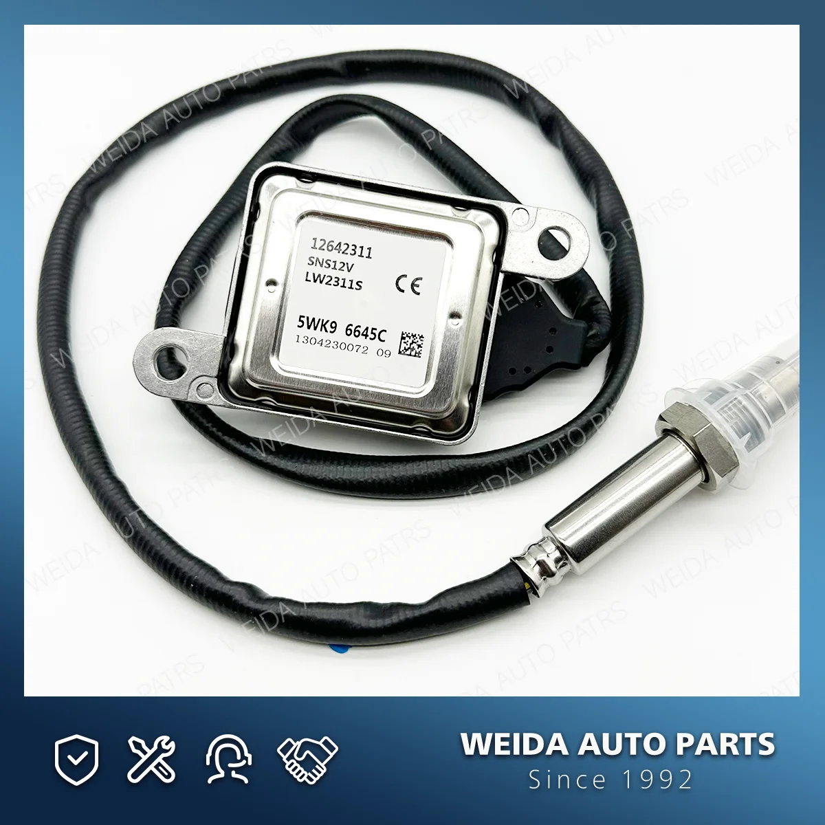 أجهزة استشعار السيارات 5WK9 6645C مستشعر أكاسيد النيتروجين 12642311 5WK96645C مستشعر الأوكسجين النيتروجين لشاحنة الديزل 2011-2015 محرك 6.6L 2500 3500 #3