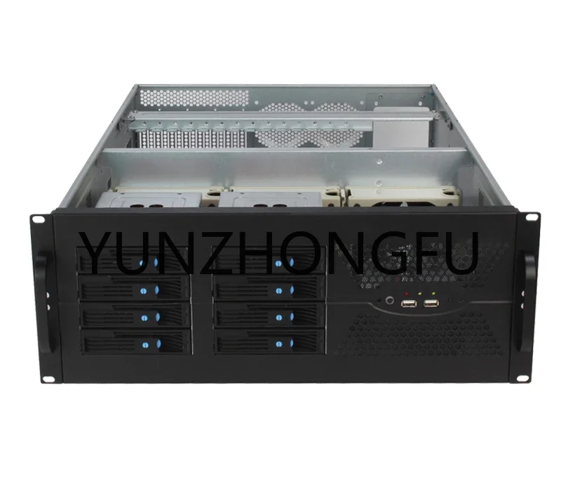 2020 New 4U 630MM depth 8 bays HDD hotswap ATX server case support 8 full-height PCI/PCIE expansion slots