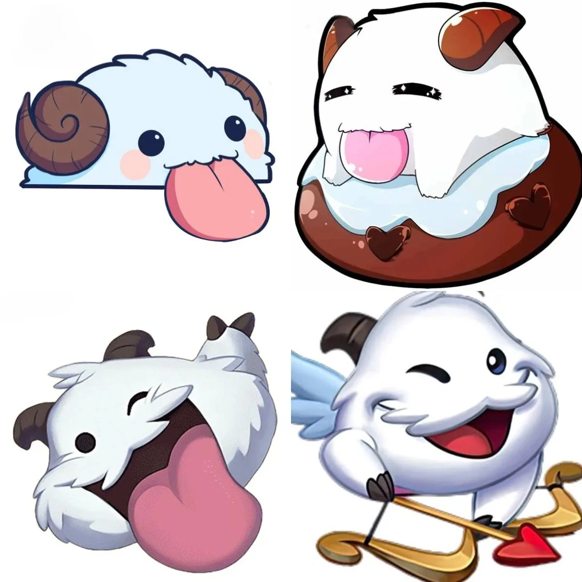 

Cartoon Anime Poro Peeker Car Stickers Vinyl Decals Waterproof Scratch-Proof Decor Reflective