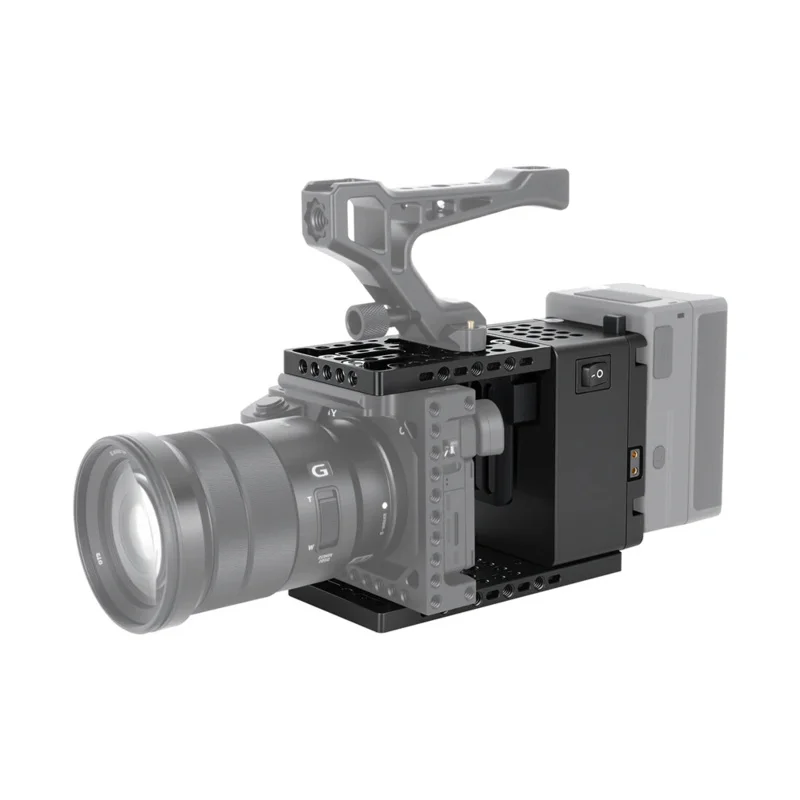 CAMVATE Cineback V-Mount Battery Plate Expansion Module Top and Bottom Cheese Plates for Camera Ca Photo Studio Accessories