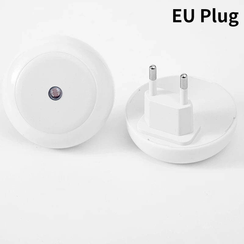 Plug In Electric LED Light Control Sensor Automatic Induction Eye Protection Sleep Small Night Light Bedroom Bedside Baby Lamp