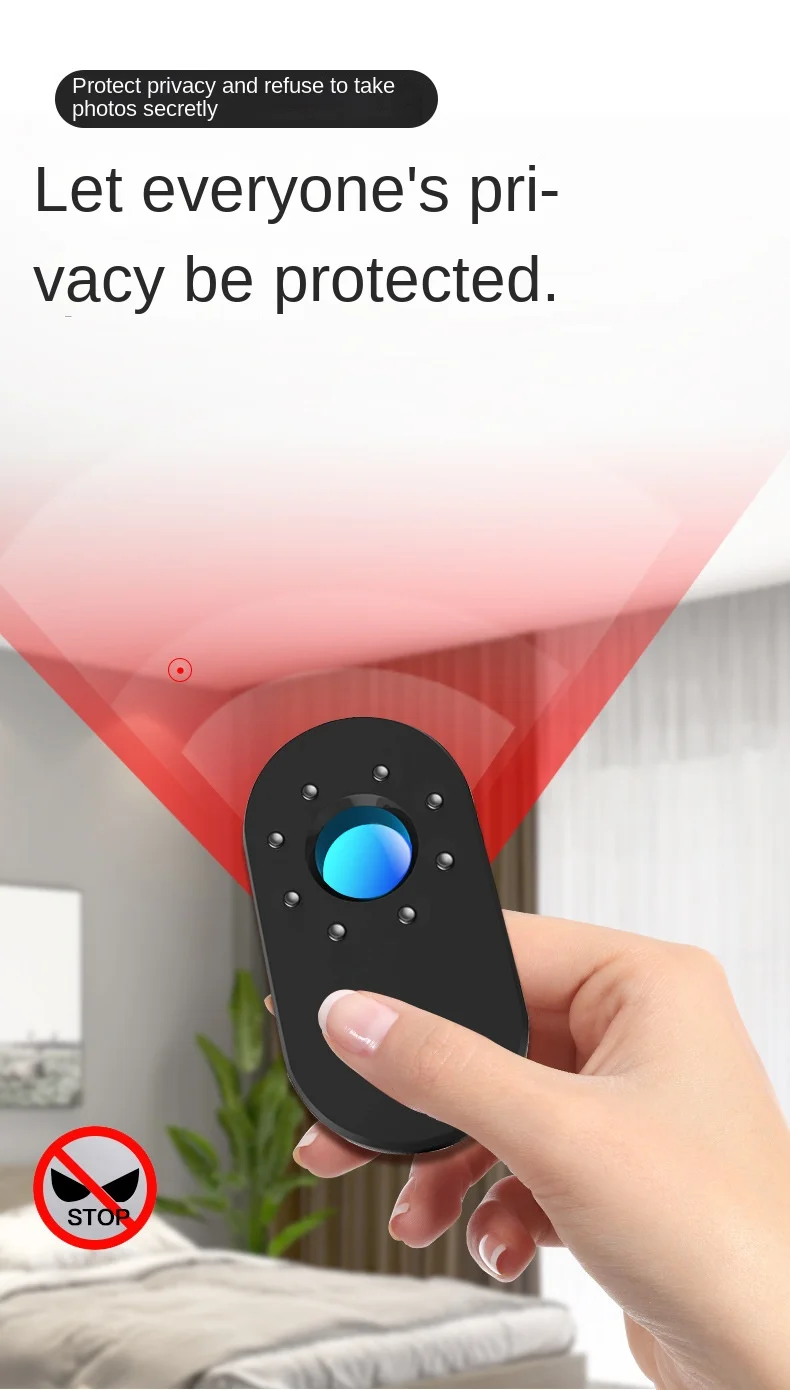 Anti Candid Camera Detector, Proteja sua privacidade em Hotéis