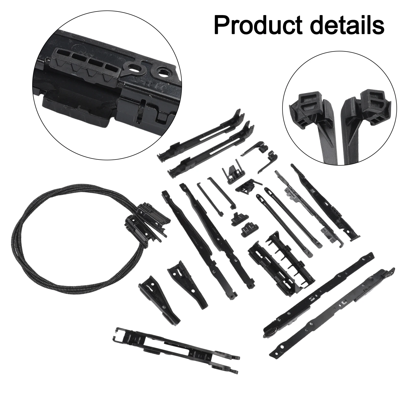 

High Quality Sunroof Cable Kit Sunroof Cable Sunroof Replacement Kit Panoramic Sunroof Repair Kit Practical Repair Solution