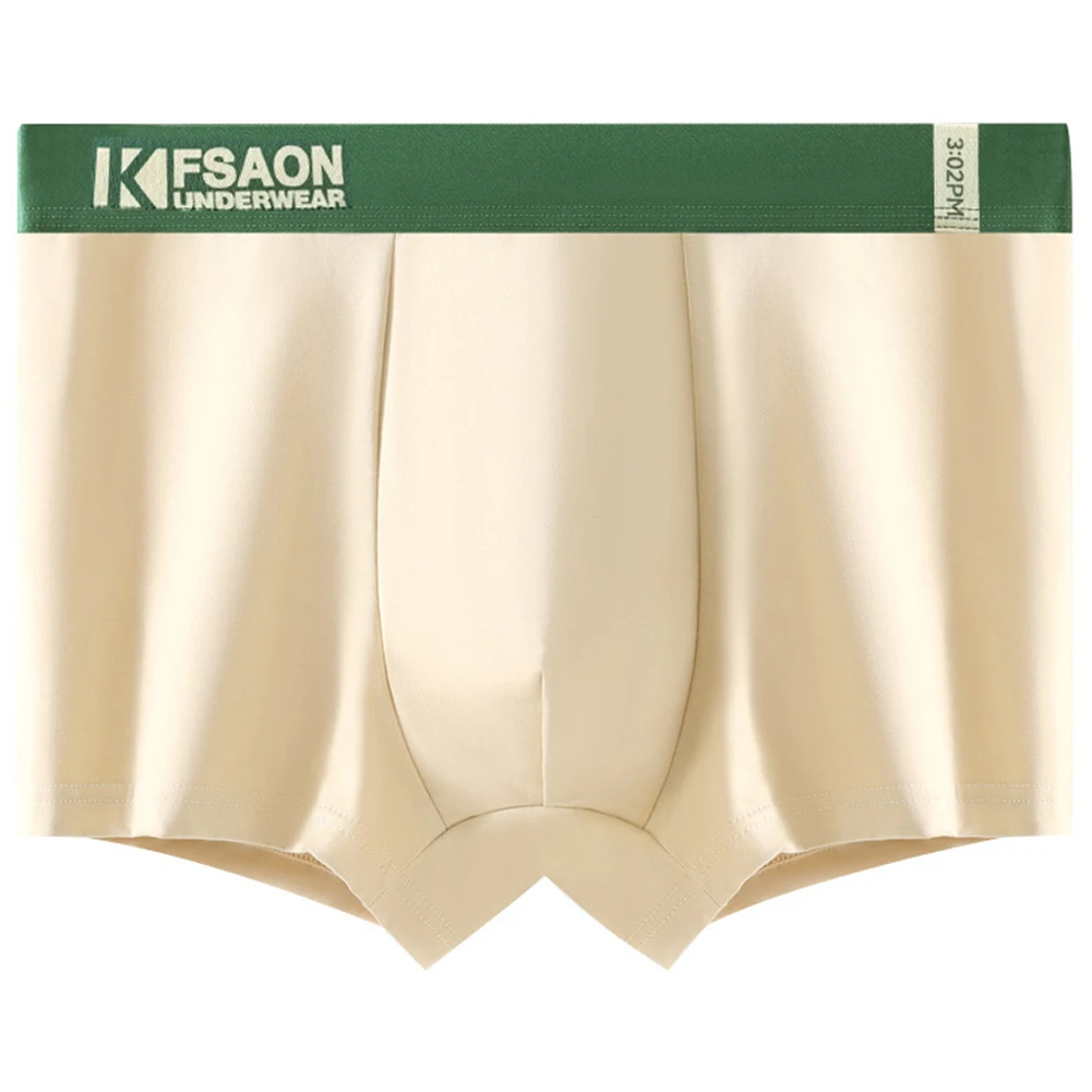 

1pc Mens Elastic Soft Boxer Low Rise Bulge Pouch Underwear Boxers Shorts Cotton Blend Four Cornered Underpants