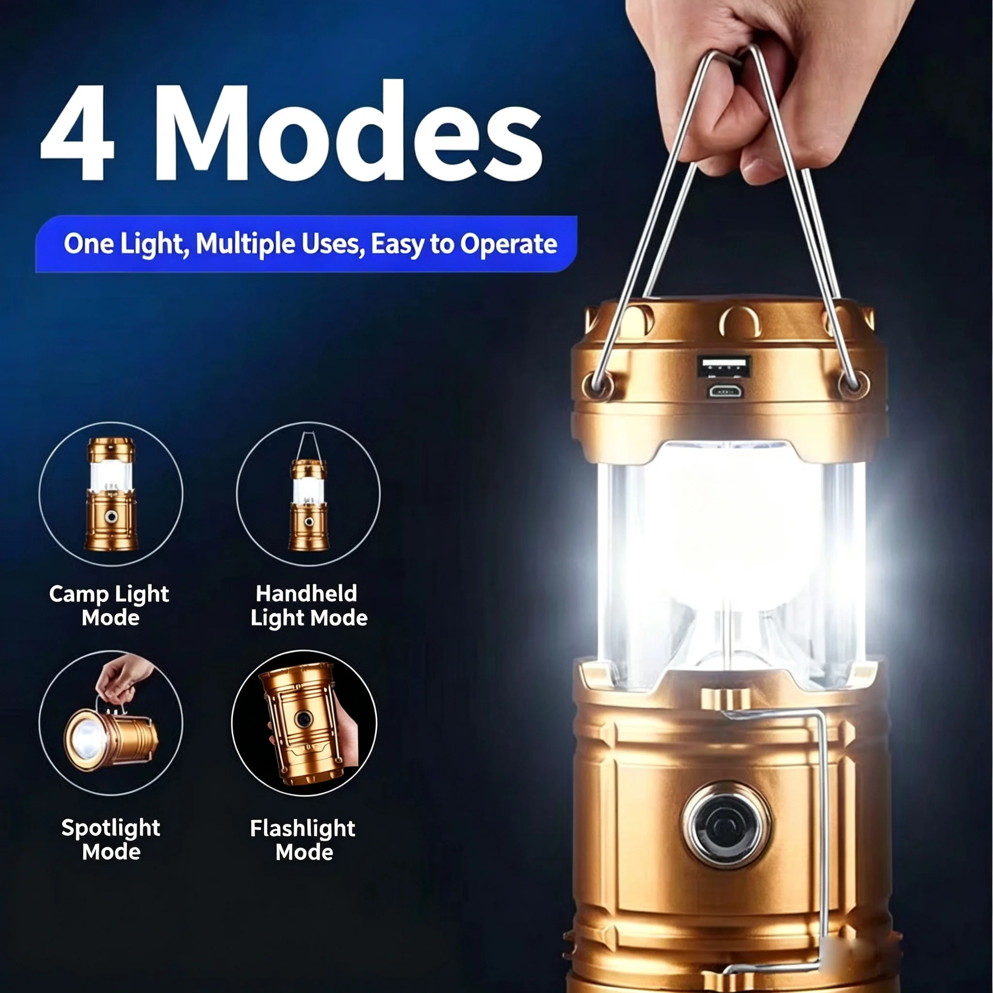 Emergency Light For Home Ultra - đánh giá và giá Solar Lantern Camping Collapsible