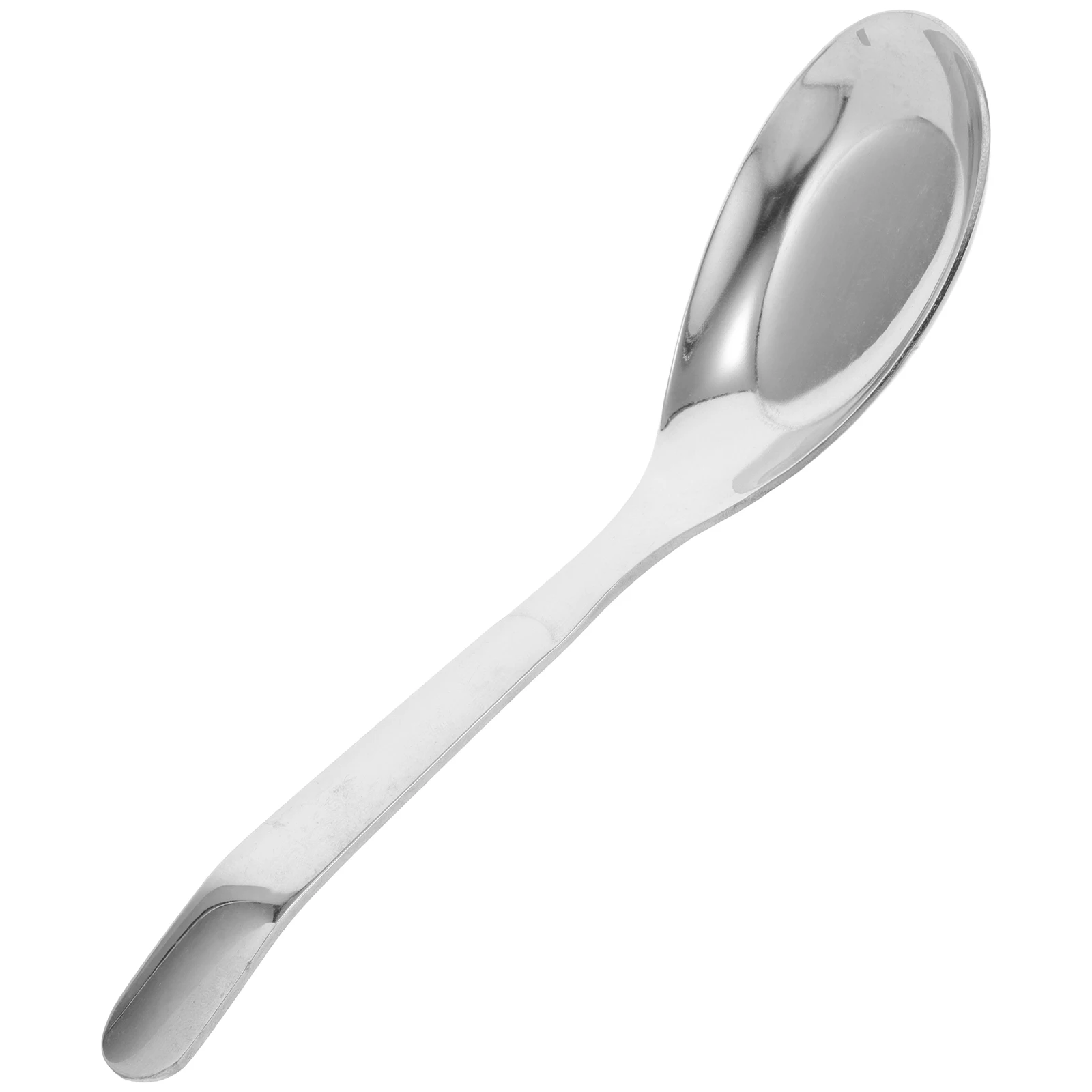 

Dinner Spoon Set Stainless Steel 5.3 Inch Flat Metal Spoons Mirror Finish Dishwasher Safe for Home Restaurant Kitchen
