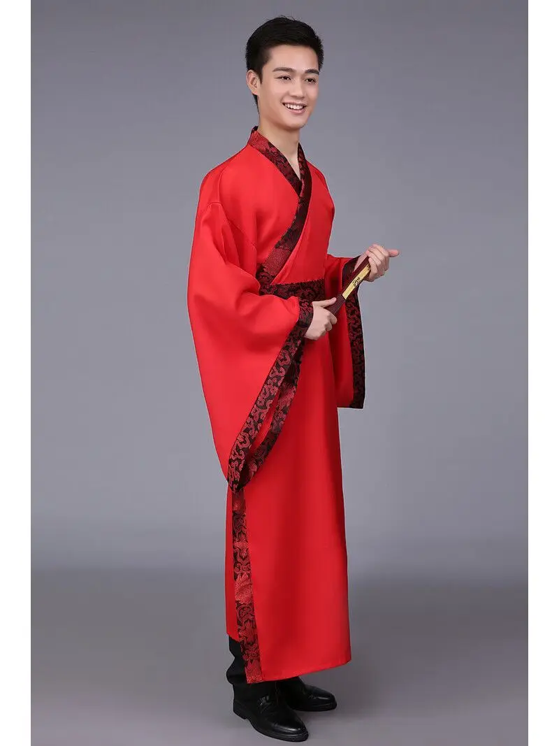 Vêtements Han anciens pour hommes, vêtements officiels de train plié pour hommes, cape de ministres de la dynastie Han, hanfu de l'érudit, nouveau
