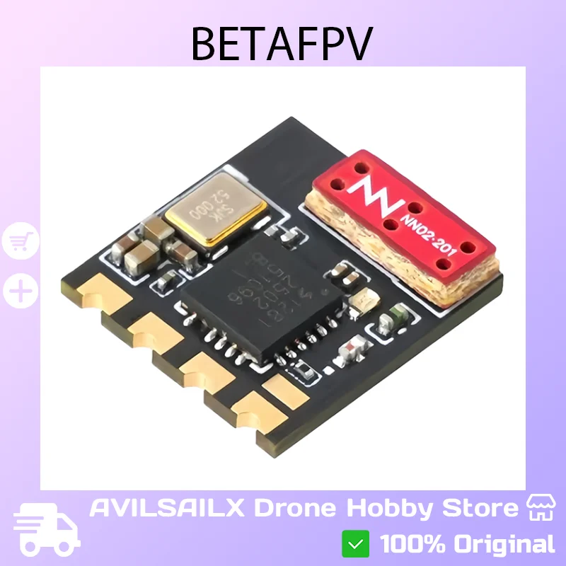 BETAFPV ELRS Lite 2.4GHz Receiver - High Signal Stability, Ideal for Long-Range FPV