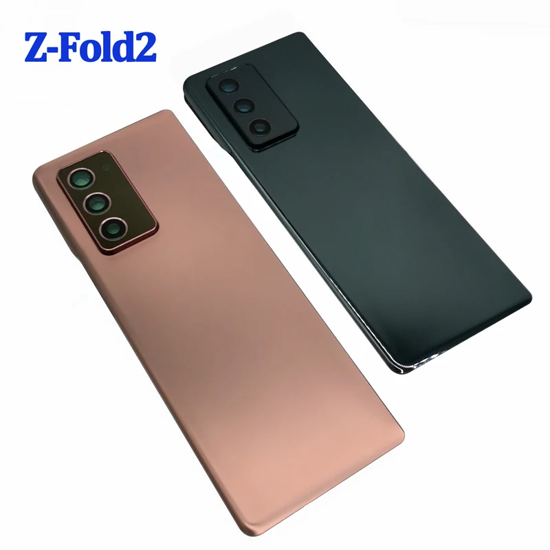 

For Samsung Galaxy Z Fold 2 Fold2 5G Back Battery Cover Glass Rear Housing Cover Replacement With Camera Lens for Galaxy z fold2